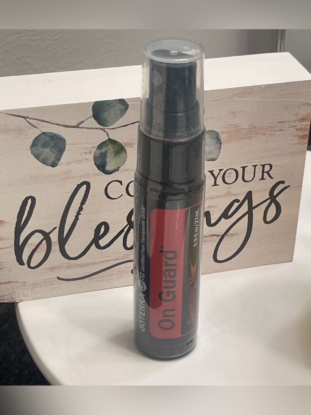 Never opened! Still has plastic seal! DoTERRA OnGuard Hand Sanitizer mist! - Picture 2 of 5